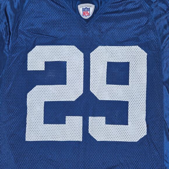 Vintage Reebok NFL Indianapolis Colts Joseph Addai Blue Jersey Men's Size Medium - Picture 3 of 8